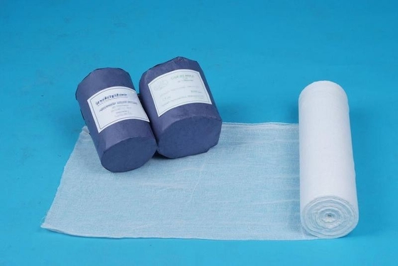 Algodón consumible médico 100% Gauze Bandage Roll absorbente 4ply 19*15