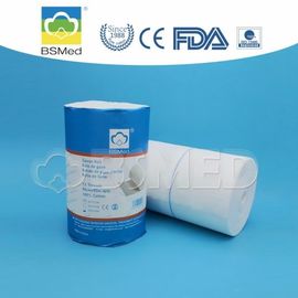 Bleached Gauze Roller Bandage , 100% Raw Cotton Sterile Gauze Roll