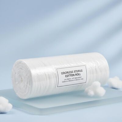 Medical-grade High Absorbency Soft Cotton Wool Roll for Wound Dressing and First Aid