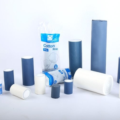 Rollo de lana de algodón absorvente para uso único de algodón natural al 100%, de grado médico para odontología, con certificados CE, ISO13485, FDA, soporte de personalización OEM
